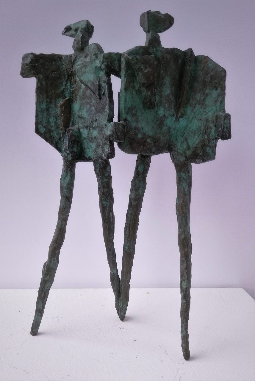 Standing Ground, Unique, Bronze, 34cm x 21cm x 9cms, SOLD