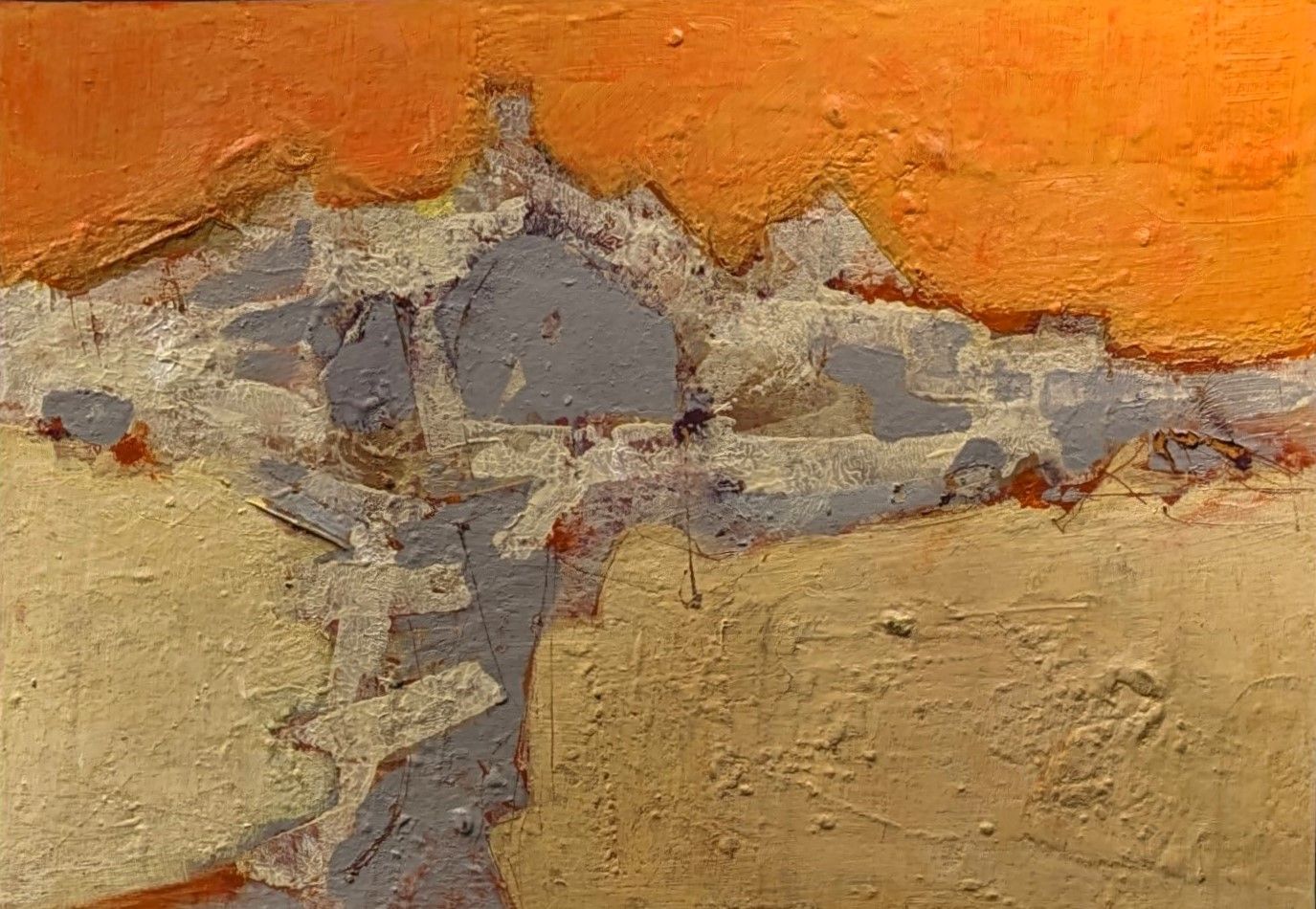 A painting of a bowl with a swirl in the middle