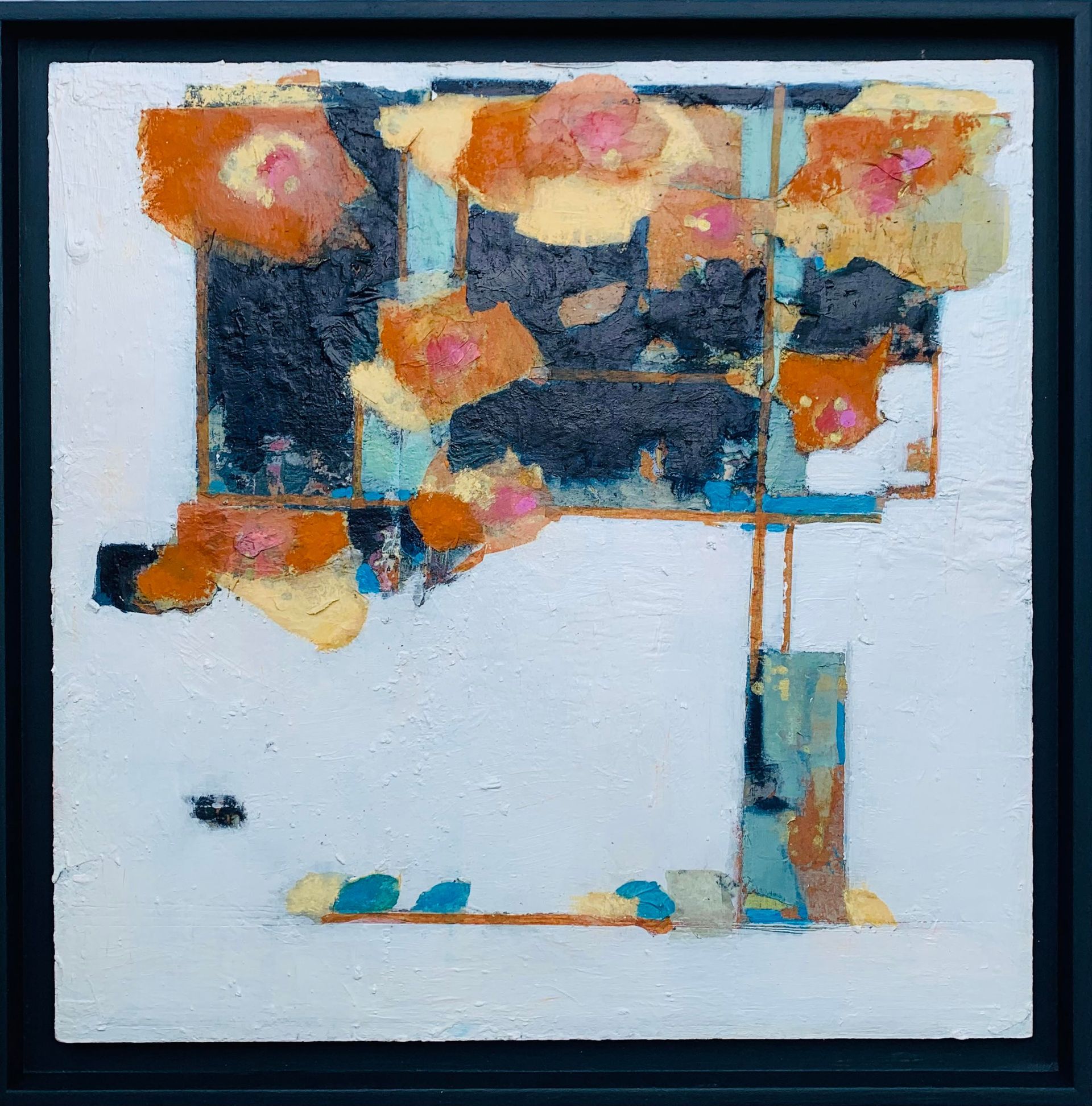 Fiori Plastrella: A Carpet of Blooms Mixed Media on Panel 50cm x 50cm £850