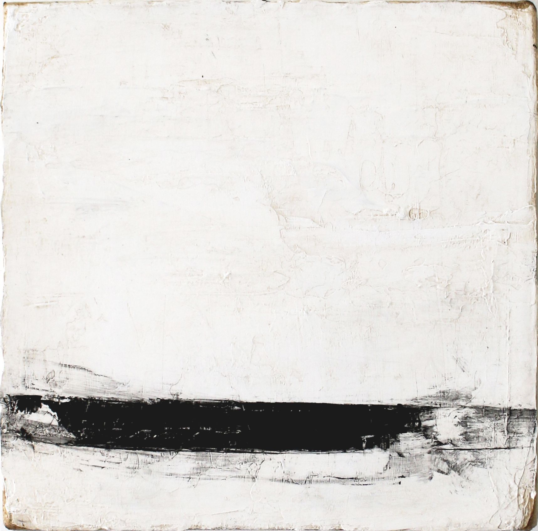 Harbour Wall I Acrylic on Canvas 13cm x 13cm £250