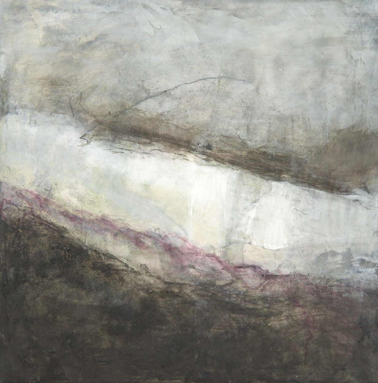 Some Things Acrylic and Mixed Media on Cradled Panel 24cm x 24cm £550