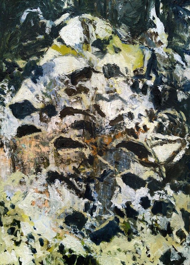 Mycellium II Oil and Acrylic on Paper 29cm x 39cm Framed size 64cm x 54cm £700