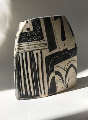 Margins 1 Slab Built Vessel 19cm high 17cm wide £160