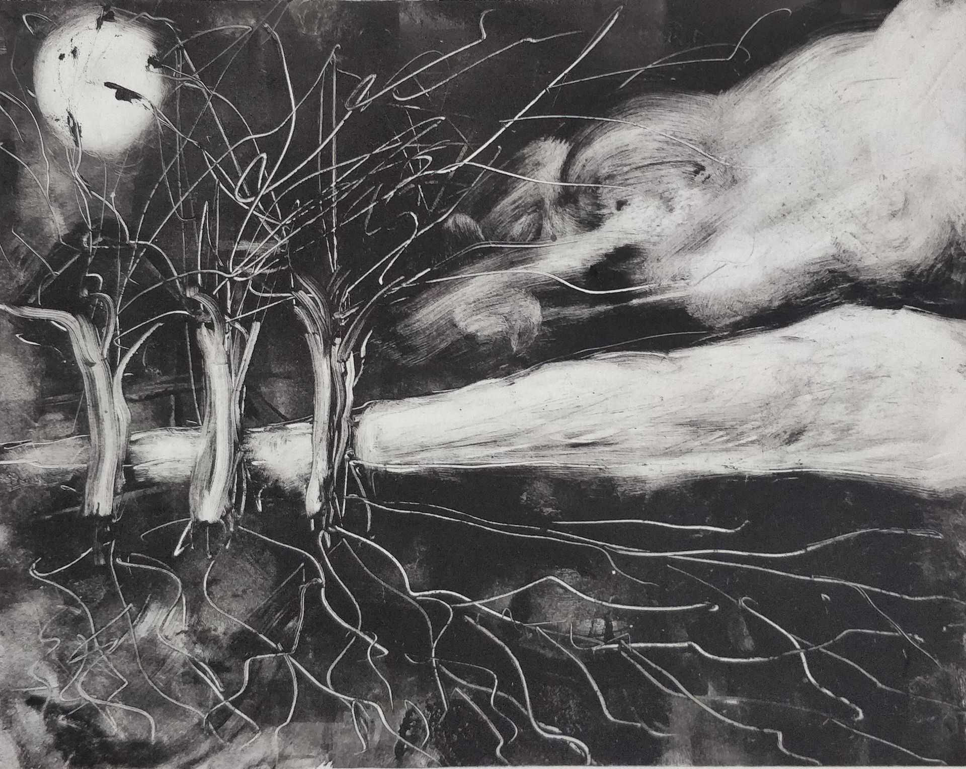 Moonlit Cloud A/P Monoprint 25.5cm x 20.5cm £130