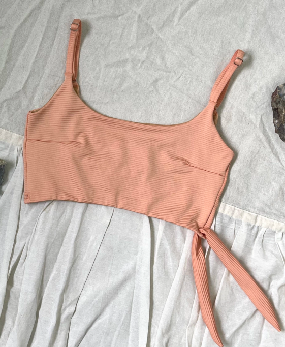 Corpiño/top bikini Clivia salmon