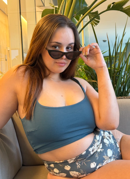 corpiño Bikini CL IVIA Petróleo