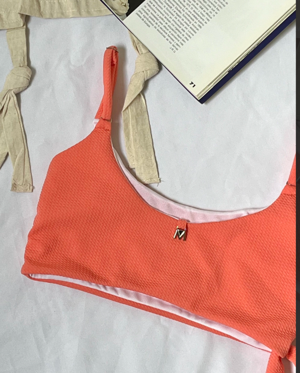 Corpiño bikini clivia Coral