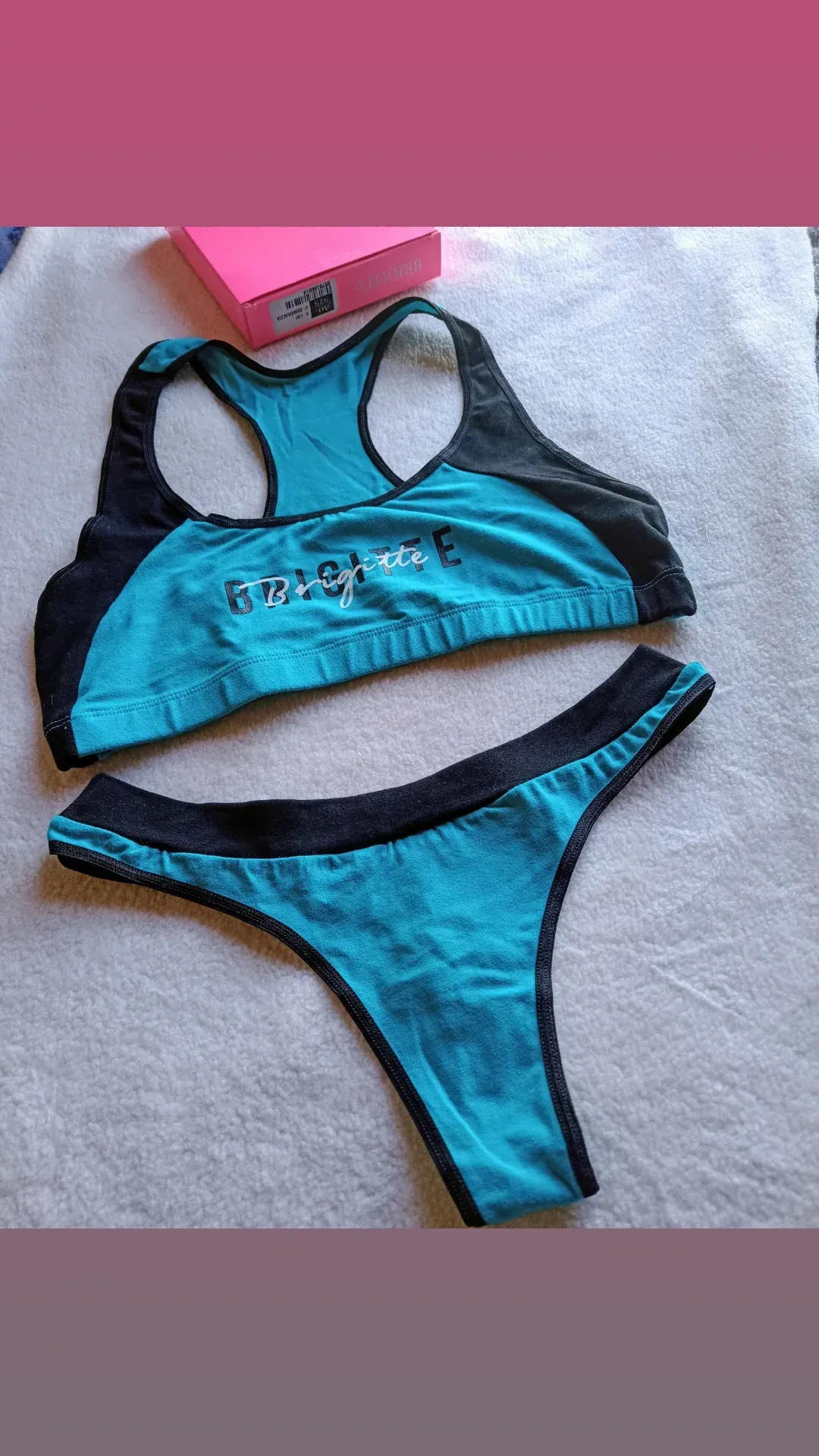 Conjunto depo Brigitte turquesa/azul