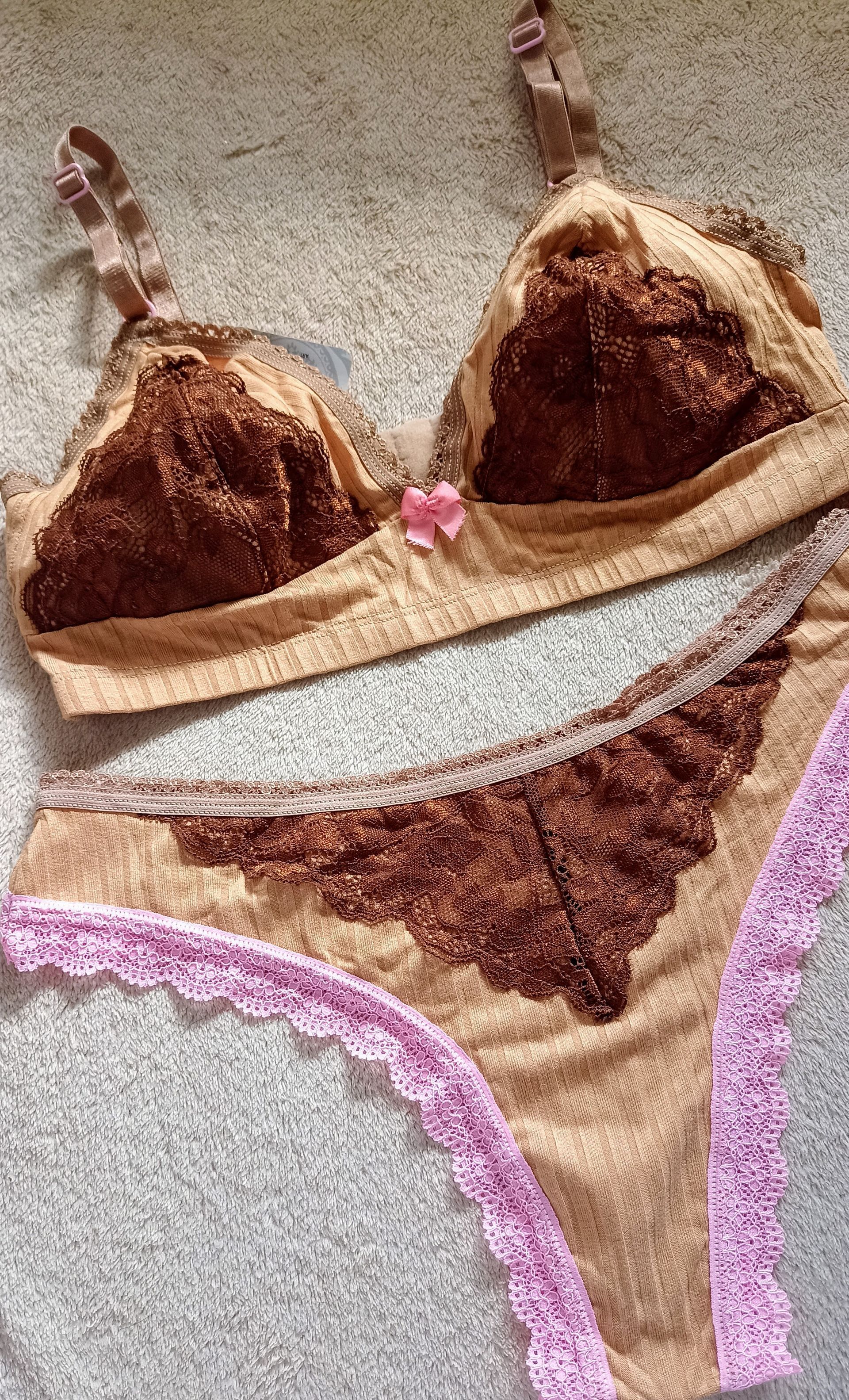 Conjunto Mariana dulce d leche/choco