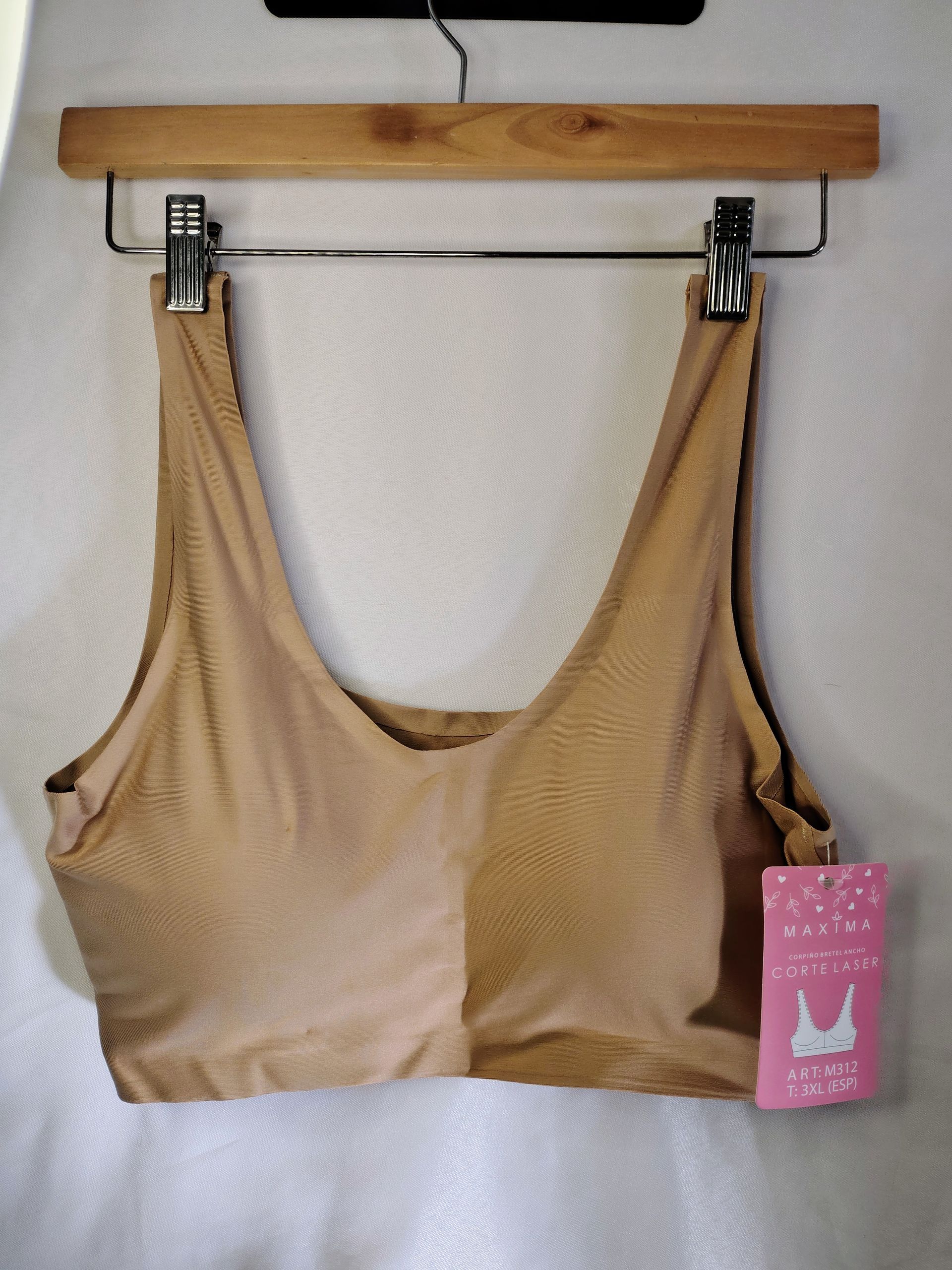 corpiño segunda piel sin costura