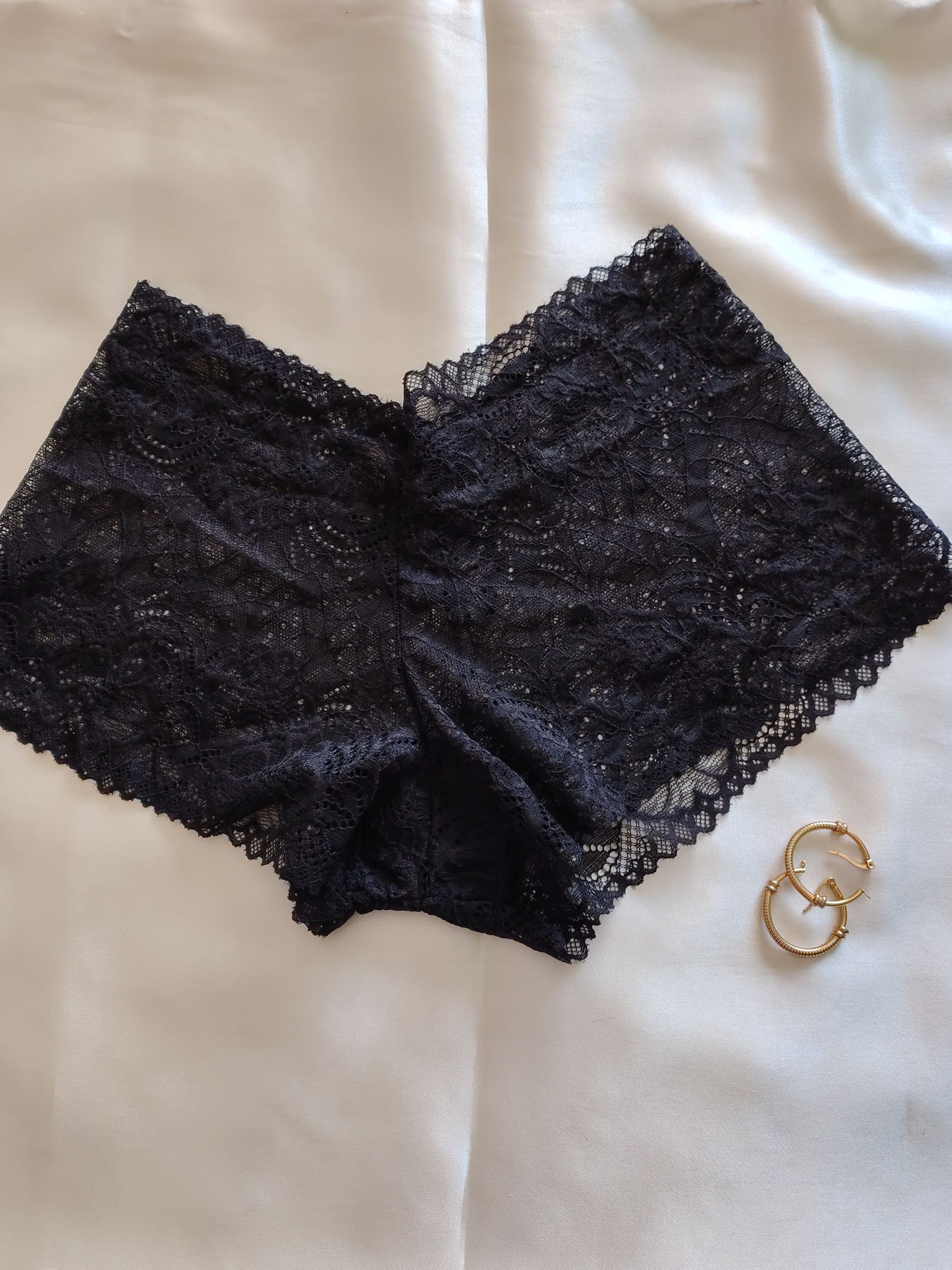 Culotes encaje negro