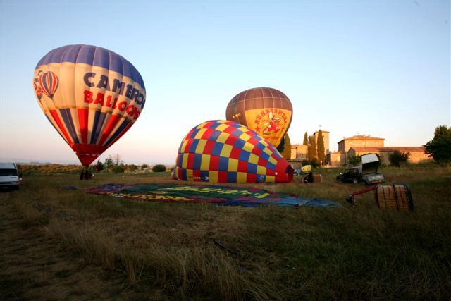 Ballooning over Tuscany