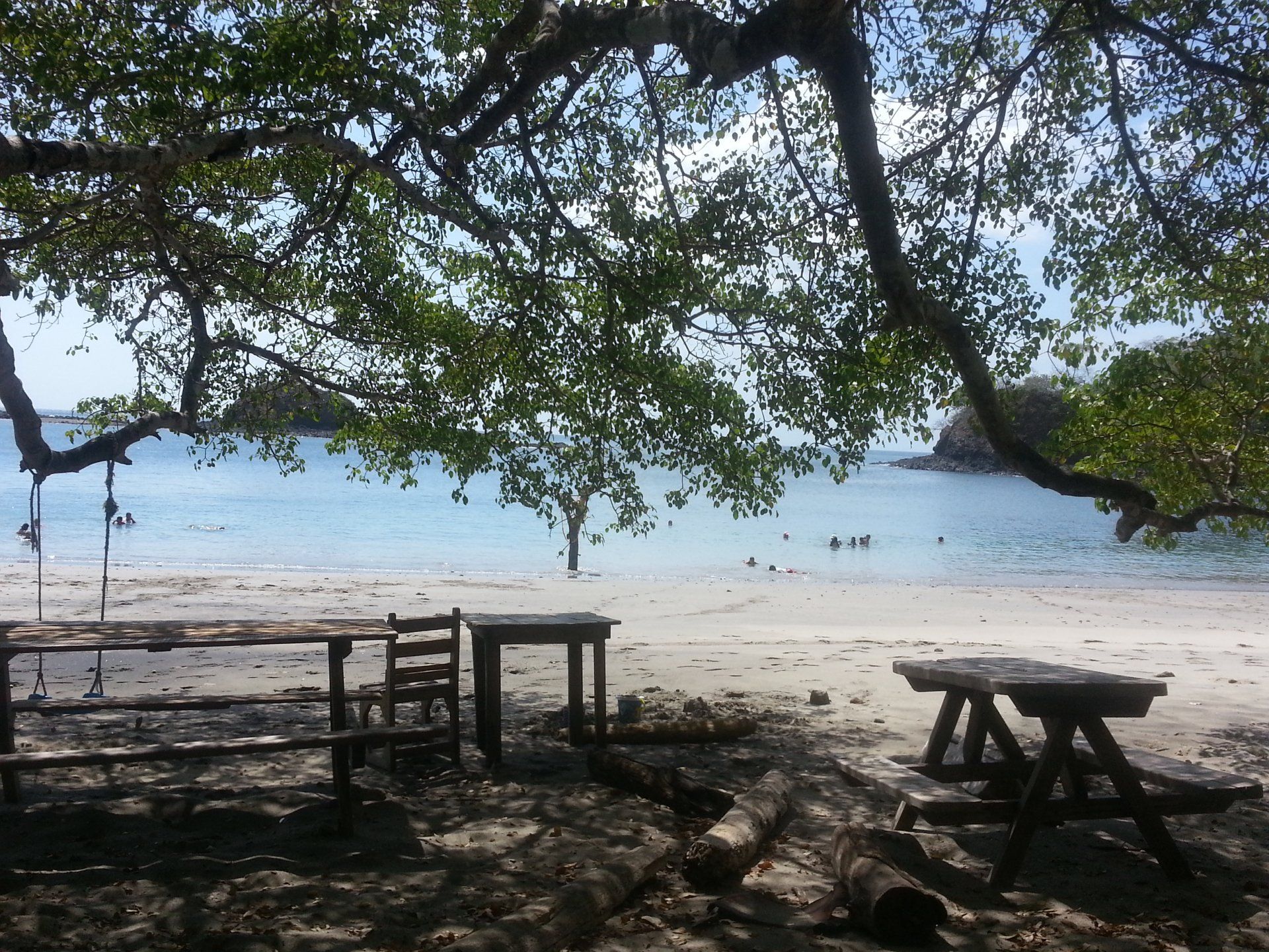 Pacific Ocean isolated beach