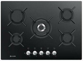 piani cottura in vetro nero