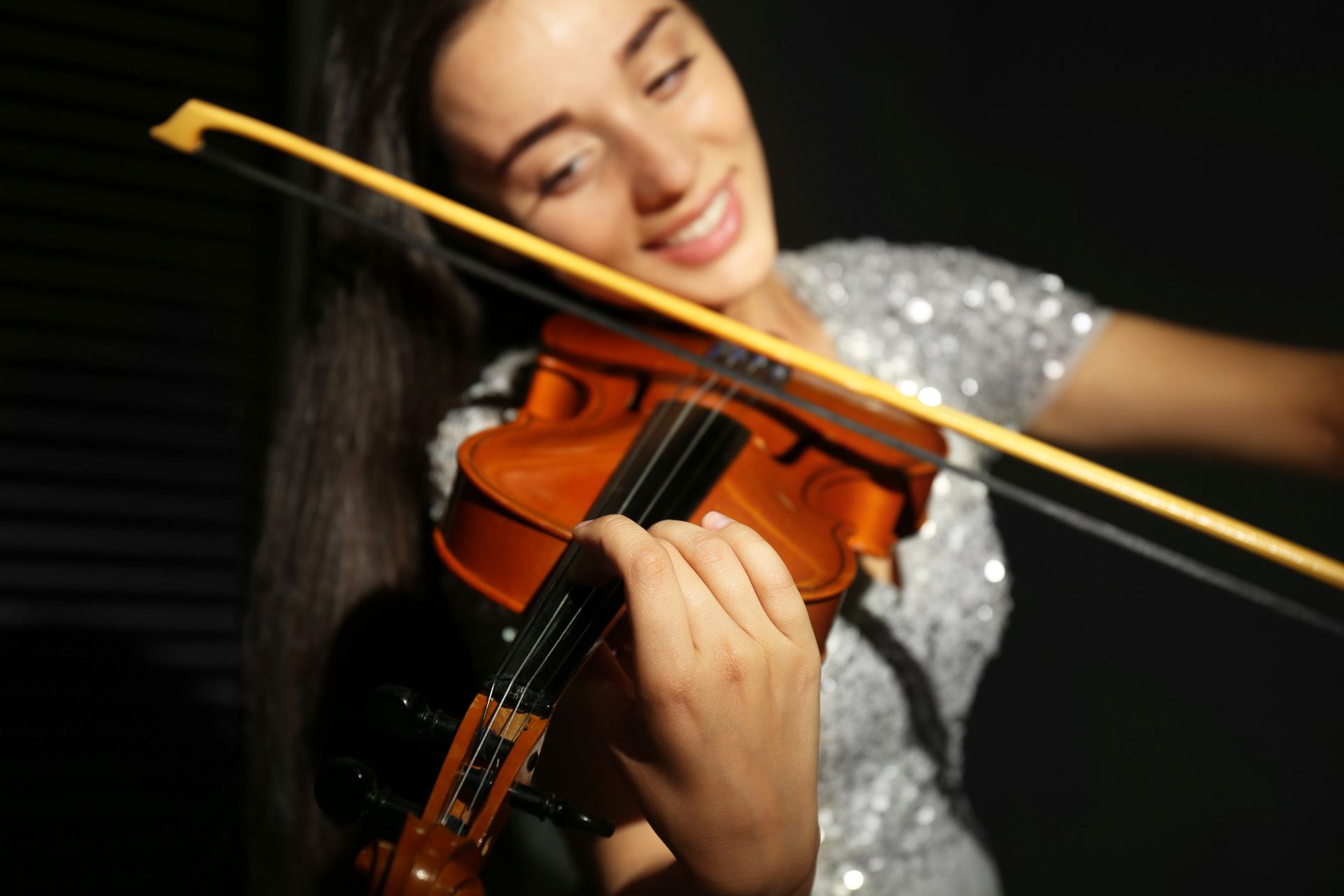 Woman Playing Violin
