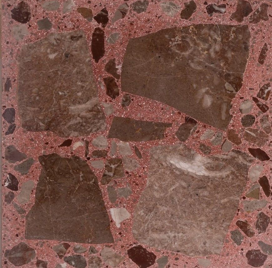 MEZZO SEGATO ROSSO URIA MISTO BRECCIA