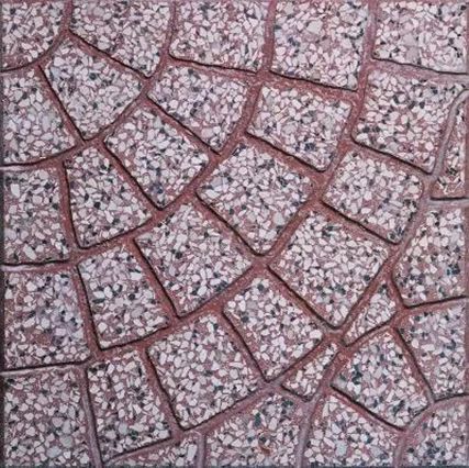 PORFIDO ROSSO DOPPIO CERCHIO LEVIGATO