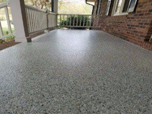 epoxy flooring for a front porch