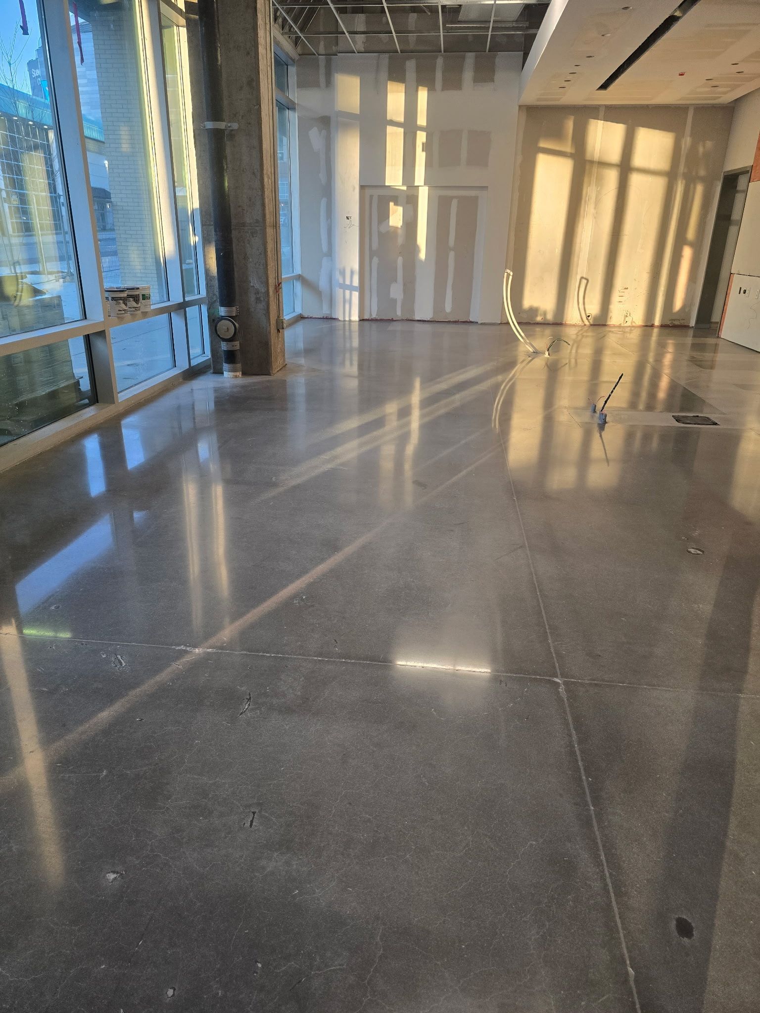 polished concrete for restaurant charlotte