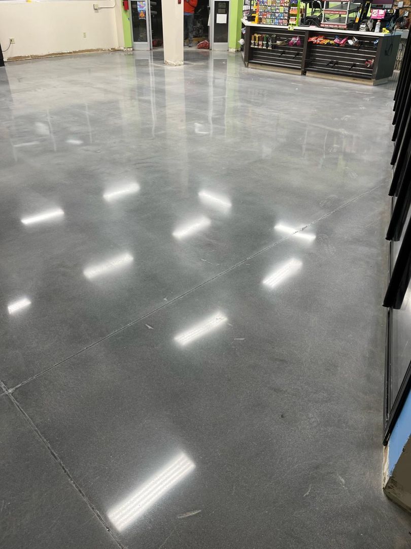 polished concrete hickory nc