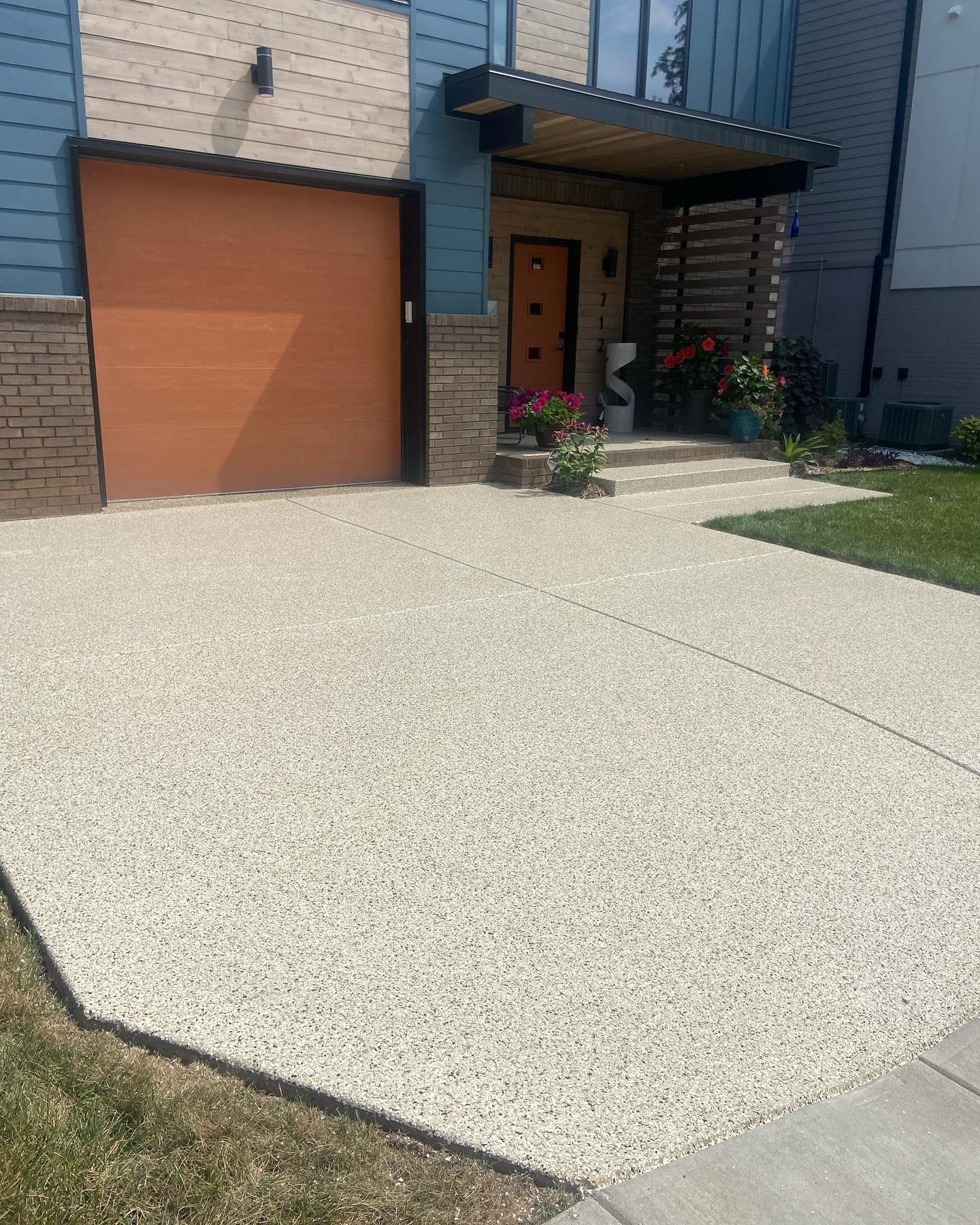 Driveway Resurfacing with a Polyaspartic Coating in Charlotte