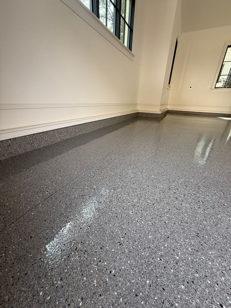 shale flake epoxy floors waxhaw nc