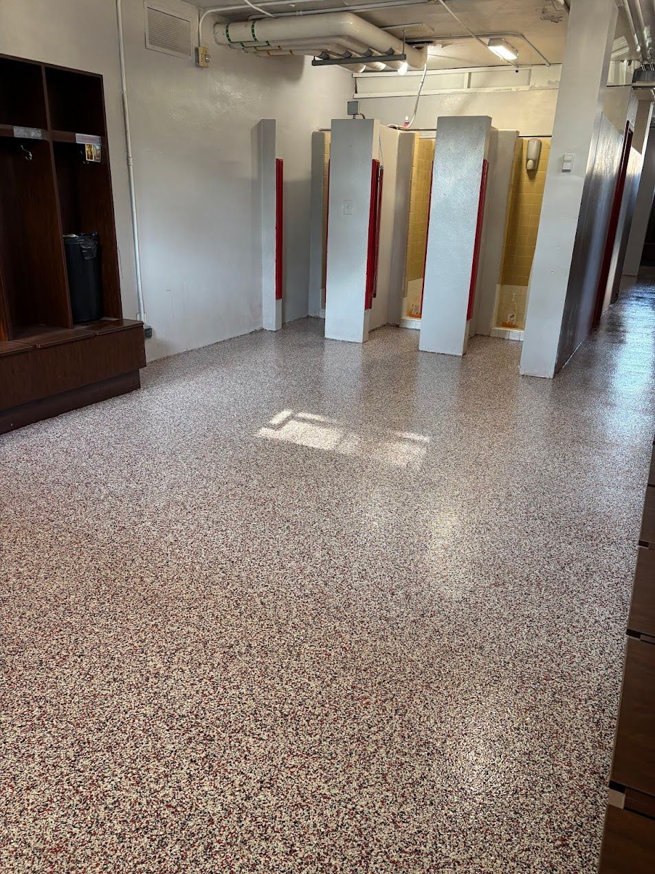 Locker Room Epoxy Flooring