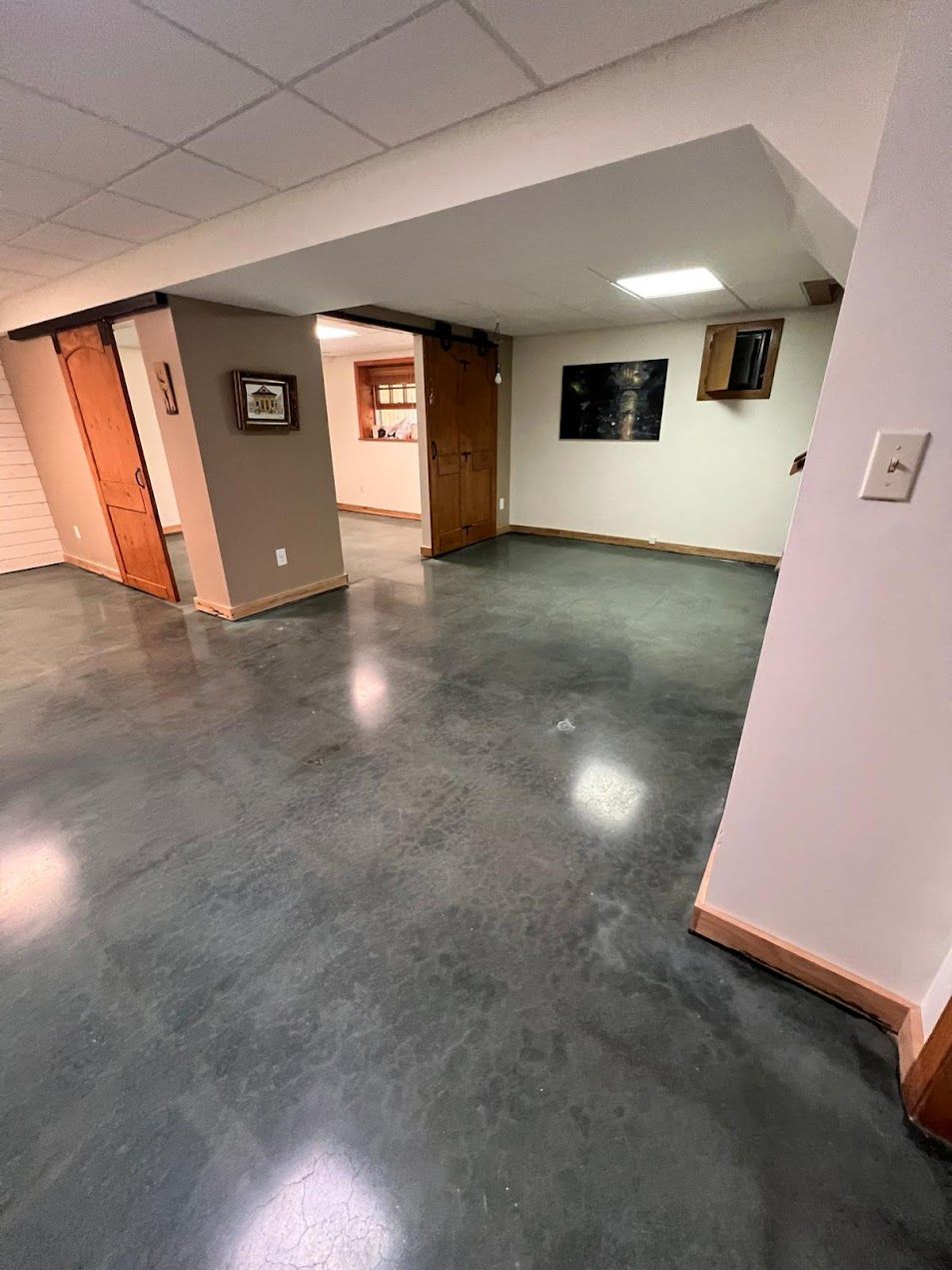 basement concrete polishing lincolnton