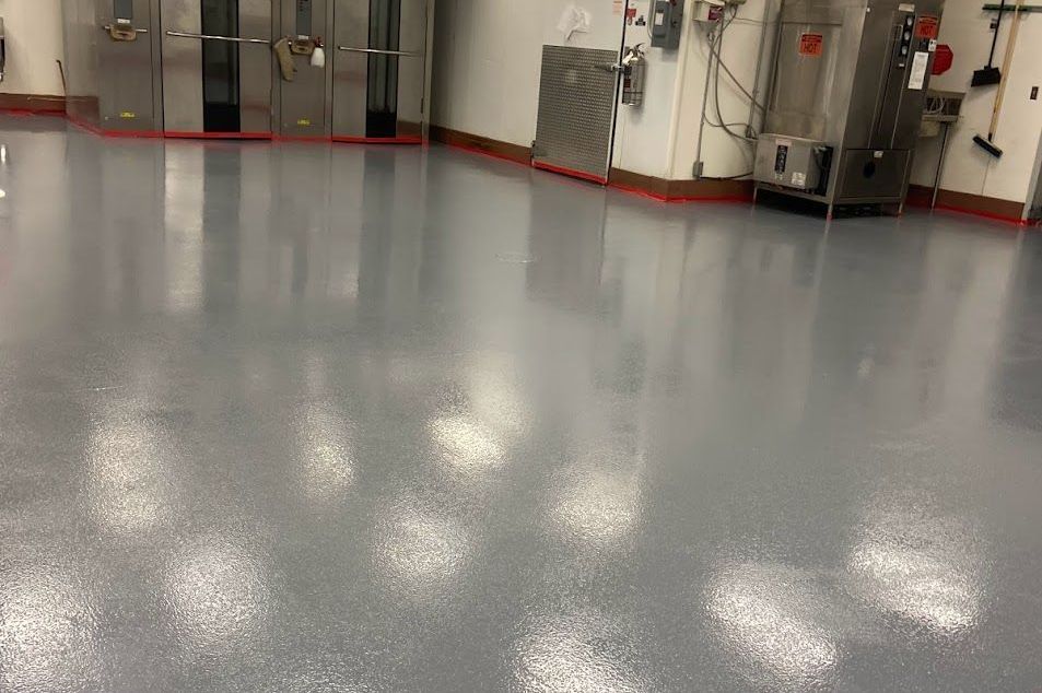 Commercial Kitchen Epoxy Flooring In Charlotte   Sams Club Kitchen 1920w 