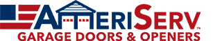 the logo for after serv garage doors and openers