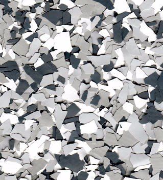 a close up of a pile of gray and white rocks .