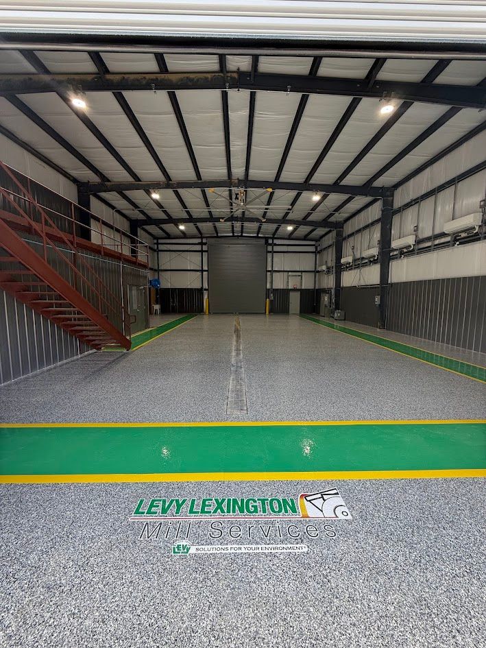 maintenance shop epoxy flooring north carolina
