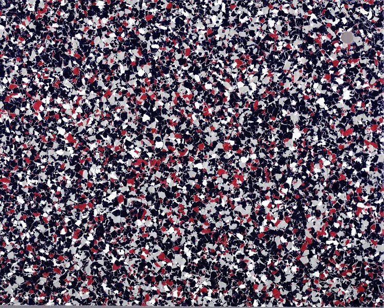 a close up of a red , white and blue marble texture .