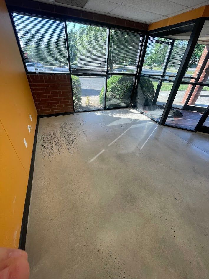 office concrete polishing pineville nc