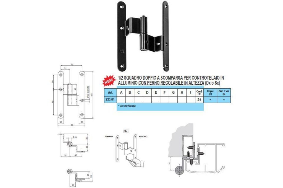 Caratteristiche doppie a scomparsa