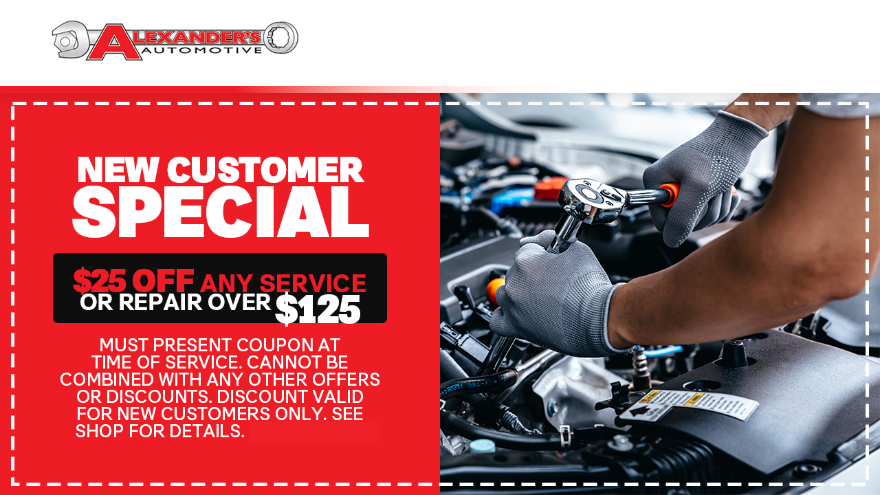 New Customer Special: $25 off any service or repair over $125