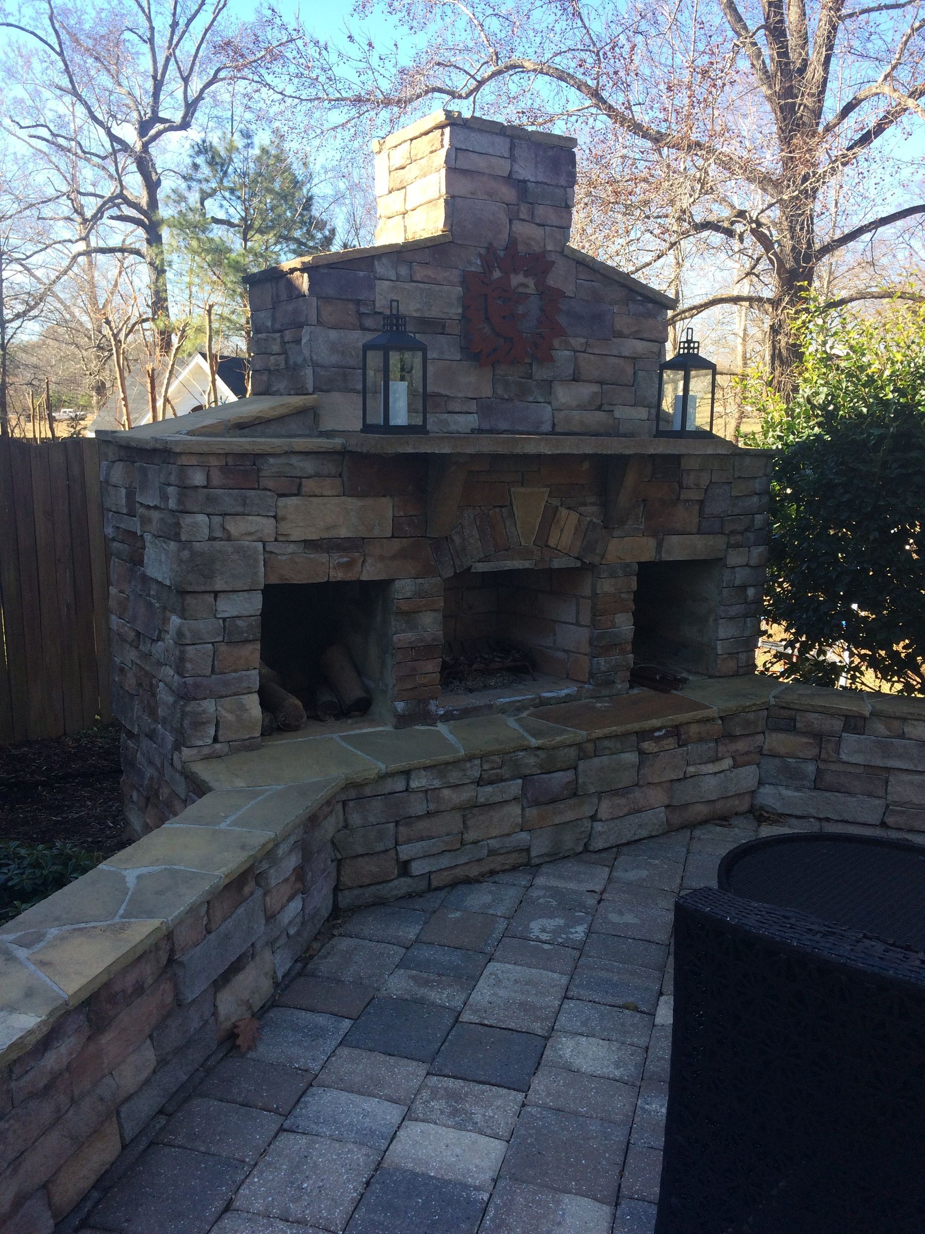 Yard Fireplace