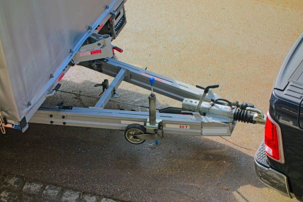 Vehicle Equipment Trailer and Tow Hitch