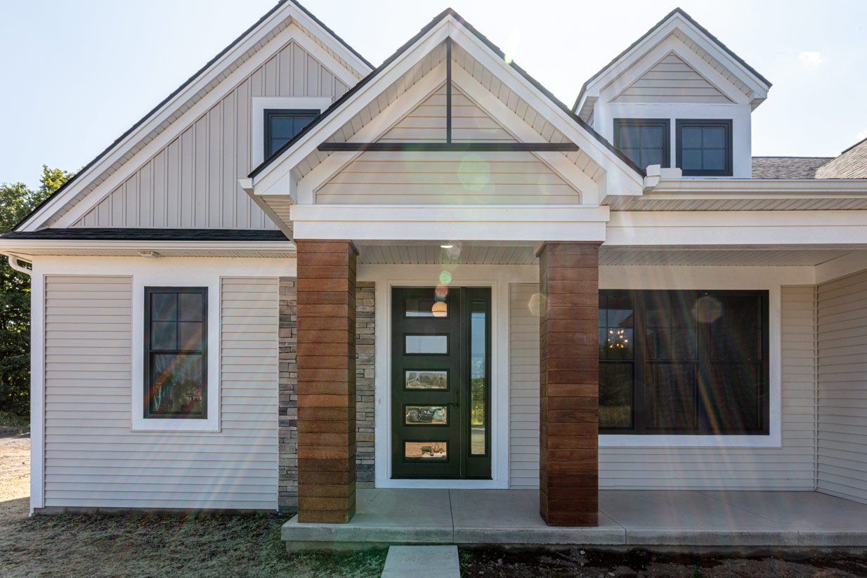 Exteriors Crosstown Custom Homes New Custom Homes Penfield, NY