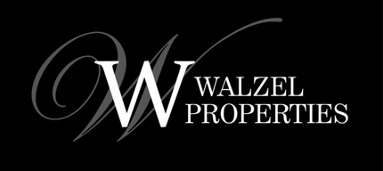 Walzel Properties logo in white script on a black background