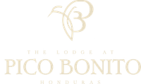 The logo for the lodge at pico bonito in honduras.