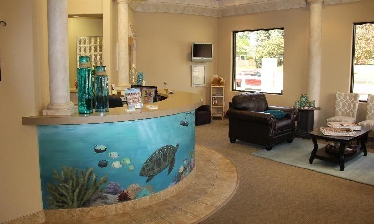 Atlantis Dental Care office reception desk