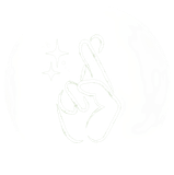 Logotipo de Farmacia Bruno: un círculo verde con una cruz blanca superpuesto a un círculo verde más claro con una 