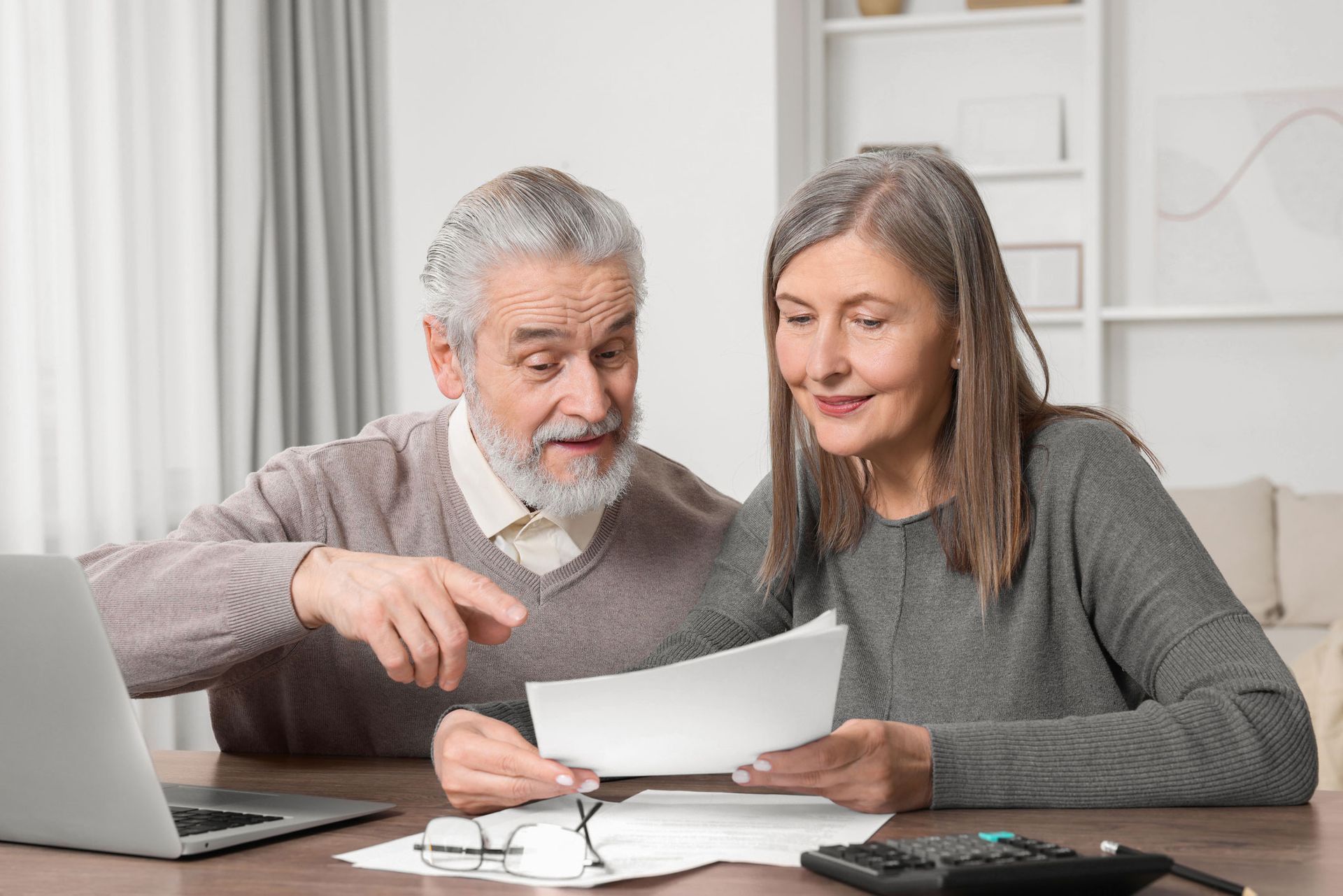 Old Couple Discussing — Pensacola, FL — Integrity Financial Group