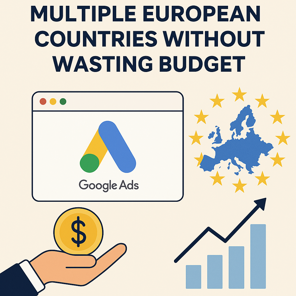 How to Run Google Ads for Multiple European Countries Without Wasting Budget