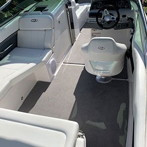 a boat interior after detailing