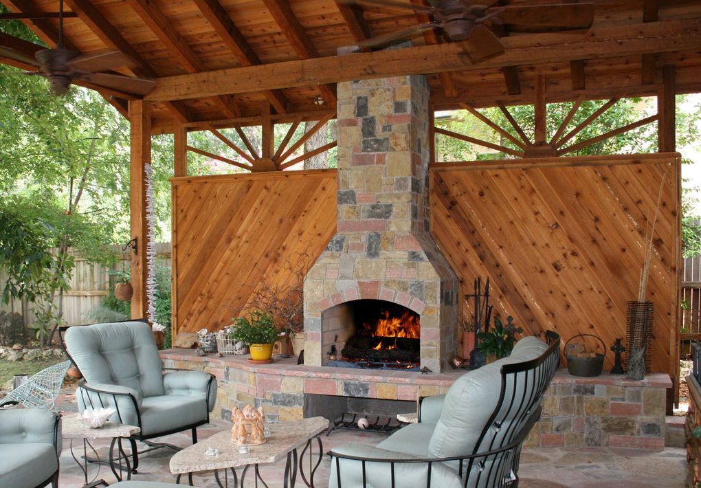 outdoor fireplace for cooking