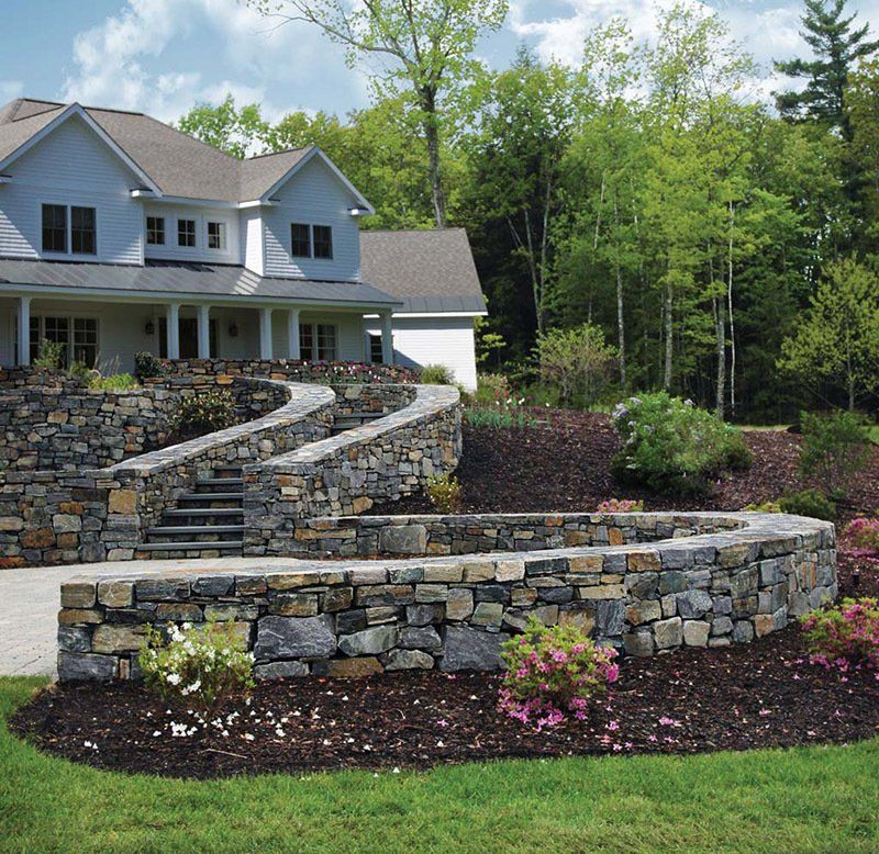 Inspiration for stone walls and stairs