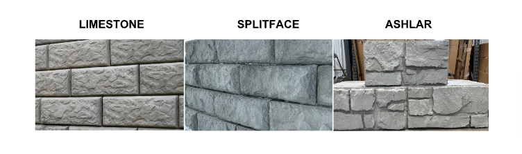 boulder block face textures