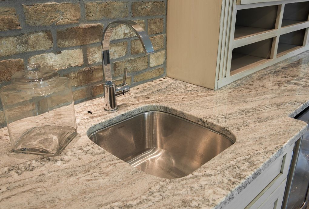 natural stone kitchen sink